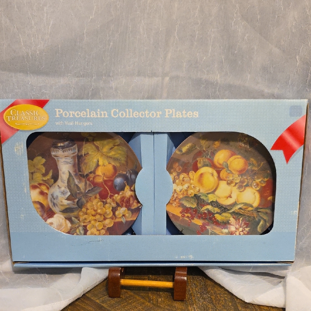 Classic Treasures Porcelain Collector Plates - Multicolor